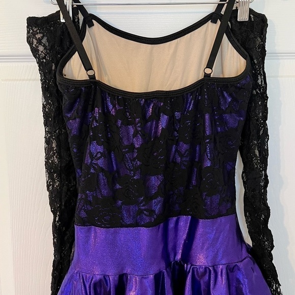 Dance Competition Costume Solo Jazz Musical Theater Halloween Acro Performance - Picture 6 of 11